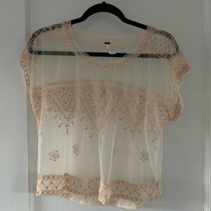 Free People Sheer Top